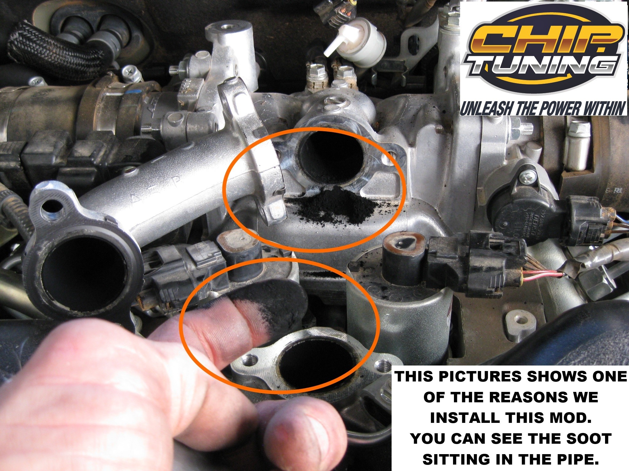 How do you clean the EGR valve on an engine?